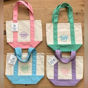 Mini Trader Joe’s Pastel Tote Bag